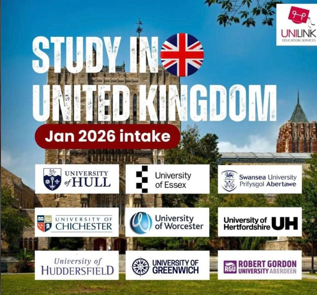 Study in the UK – January 2026 Intake Opportunities for Nigerian/African Students